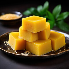 Mysore Pak, a South Indian sweet delicacy