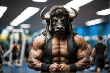 Buffalo gym coach big muscle body