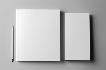 Blank Stationery Set Mockup created with Generative AI