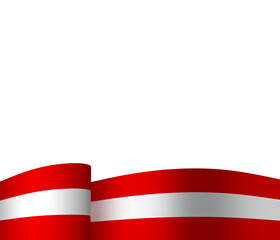 Fototapeta na wymiar Austria flag element design national independence day banner ribbon png 
