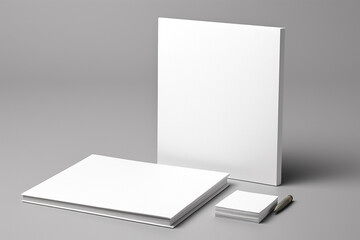 Blank Stationery Set Mockup created with Generative AI