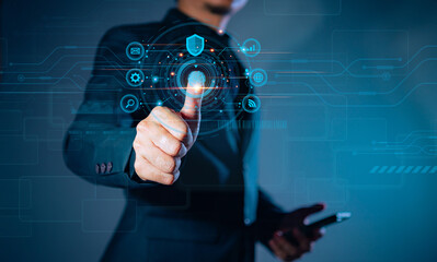 The finger scanning allows access to security and identification of big Data information and Cloud Computers, Security of future technology and Cybernetics on the Internet.