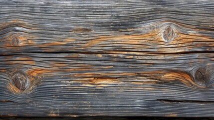 Close-up of a weathered wooden surface, showing intricate grain patterns and a rustic, aged texture.