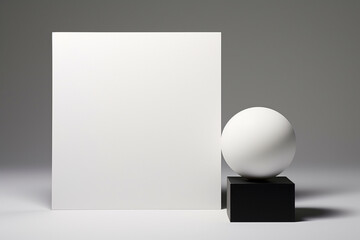 Blank Stationery Set Mockup created with Generative AI