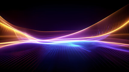 Abstract line art background, technological background