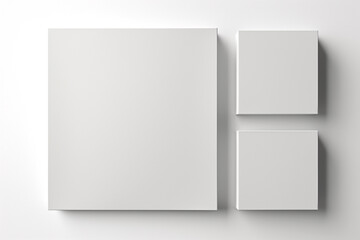 Blank Stationery Set Mockup created with Generative AI