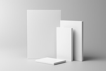 Blank Stationery Set Mockup created with Generative AI