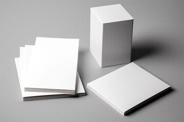 Blank Stationery Set Mockup created with Generative AI