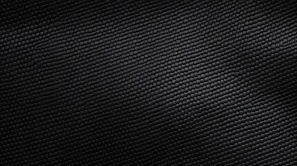 Black rubber-coated technical fabric texture with light reflections and shadows