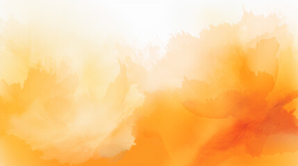 Abstract orange watercolor background.Hand painted watercolor. AI - obrazy, fototapety, plakaty