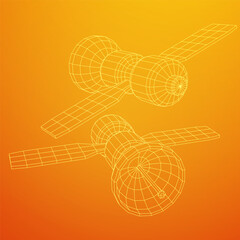 Space station communications satellite.