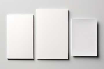 Blank Stationery Set Mockup created with Generative AI