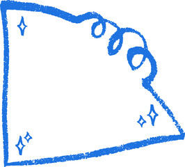 Cute flag ribbon overlay with twinkling stars 7. Great for planners, stickers, social media posts, posters and setting goals.