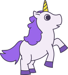 Standing Magical Unicorn