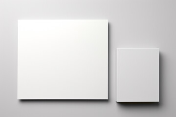 Fototapeta premium Blank Stationery Set Mockup created with Generative AI