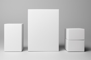 Blank Stationery Set Mockup created with Generative AI