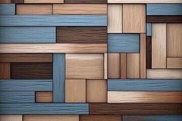 Wooden wall background for graphics use. Created with Ai
