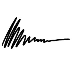 Scribble, doodle transparent background.