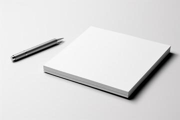 Blank Stationery Set Mockup created with Generative AI