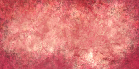 Dark red watercolor wall grunge texture concrete background. vintage dirty wall cracked Scary Red and black horror backdrop background. Dark grunge red concrete. Dark Red horror scary background.