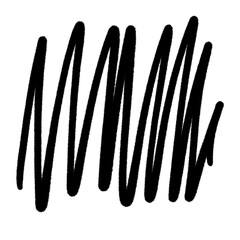 Scribble, doodle transparent background.