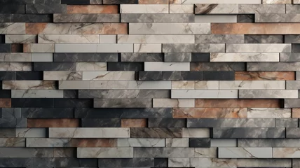 Deurstickers Elegant Beige Stone Tile Texture for Modern Design . Wallpaper , Luxury Wall art ..  © Jackosnart-k