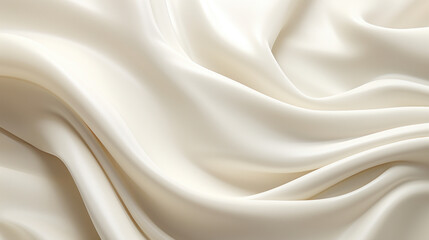 Obraz premium Creamy waves. AI generated.