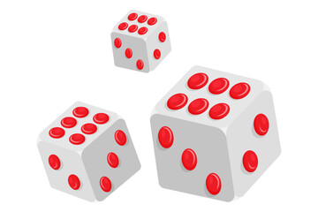 Dice Functional Game Related Sticker