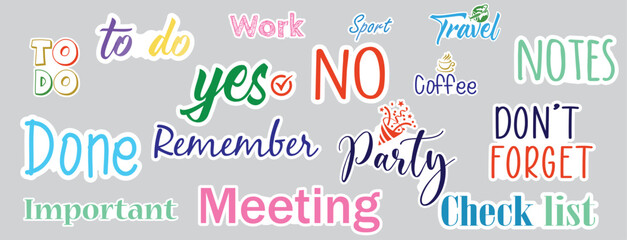 Daily Life Using Sticker Bundle , Daily planner Sticker Bundle 