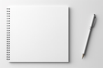 Blank Stationery Set Mockup created with Generative AI