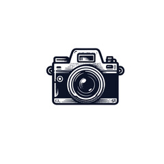 Vector Camera Doodle Line Art 