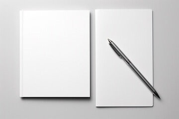 Blank Stationery Set Mockup created with Generative AI