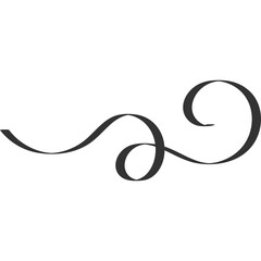 Calligraphy Swirl Element