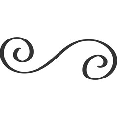 Calligraphy Swirl Element