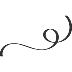 Calligraphy Swirl Element