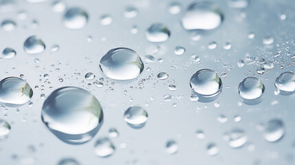 Serene droplets. AI generated.