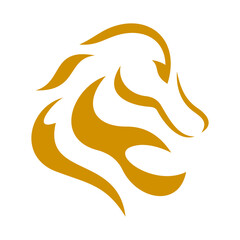 Horse Head Vector Logo Design Template