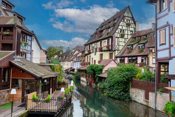 Fototapeta na wymiar Historic town of Colmar, Alsace region, France