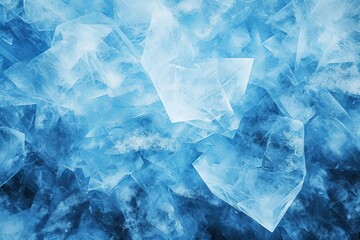 凍てついた氷のイメージ冬の背景テクスチャ, Generative AI