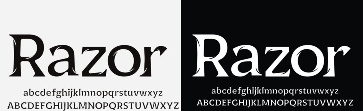 Modern Condensed Font. Alphabet Upper case . Number Ampersand Typography urban style condensed fonts for fashion, sport, technology, digital, music, movie, logo design, vector illustration