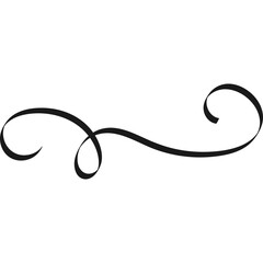 Calligraphy Swirl Element