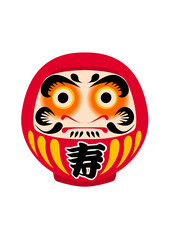 Traditional Japanese Illustration｜伝統的なイラスト|
だるま｜背景なし