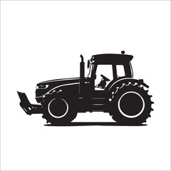Fototapeta premium Tractor silhouette for farmer use, Tractor for farm tractor silhouette for farmer use, tractor for farm, tractor, farm, agriculture, red, agricultural, vehicle, equipment, machinery, machine, toy, tr