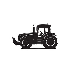 Tractor silhouette for farmer use,  Tractor for farm tractor silhouette for farmer use, tractor for farm, tractor, farm, agriculture, red, agricultural, vehicle, equipment, machinery, machine, toy, tr