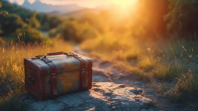 old chast on the road