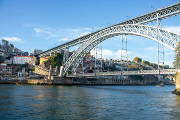 Ribeira district  in the historic  center of Porto