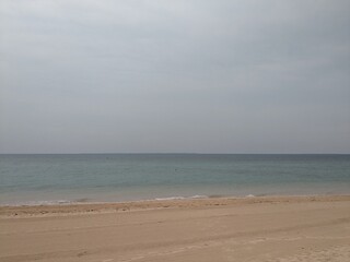 the beach of kohama island in Okinawa JAPAN, Unfortunately it is  cloudy, but it is very beautiful