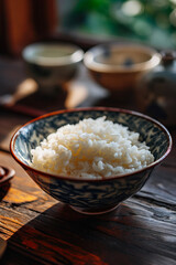 White Rice in a Bowl