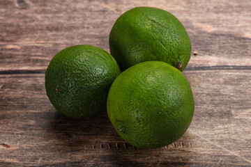 Green sour tropical Lime fruit