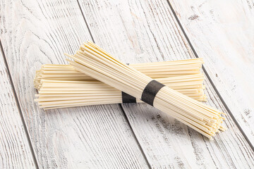 Asian cuisine - raw udon noodle